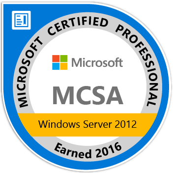 Microsoft MCSA Certified